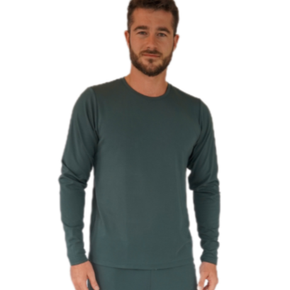 Men's Sleepwear 'Heavyweight' Pants - Forest Green Colour
