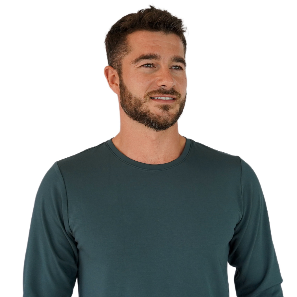 Premium Men's Sleepwear | 'Heavyweight' Set - Forest Green