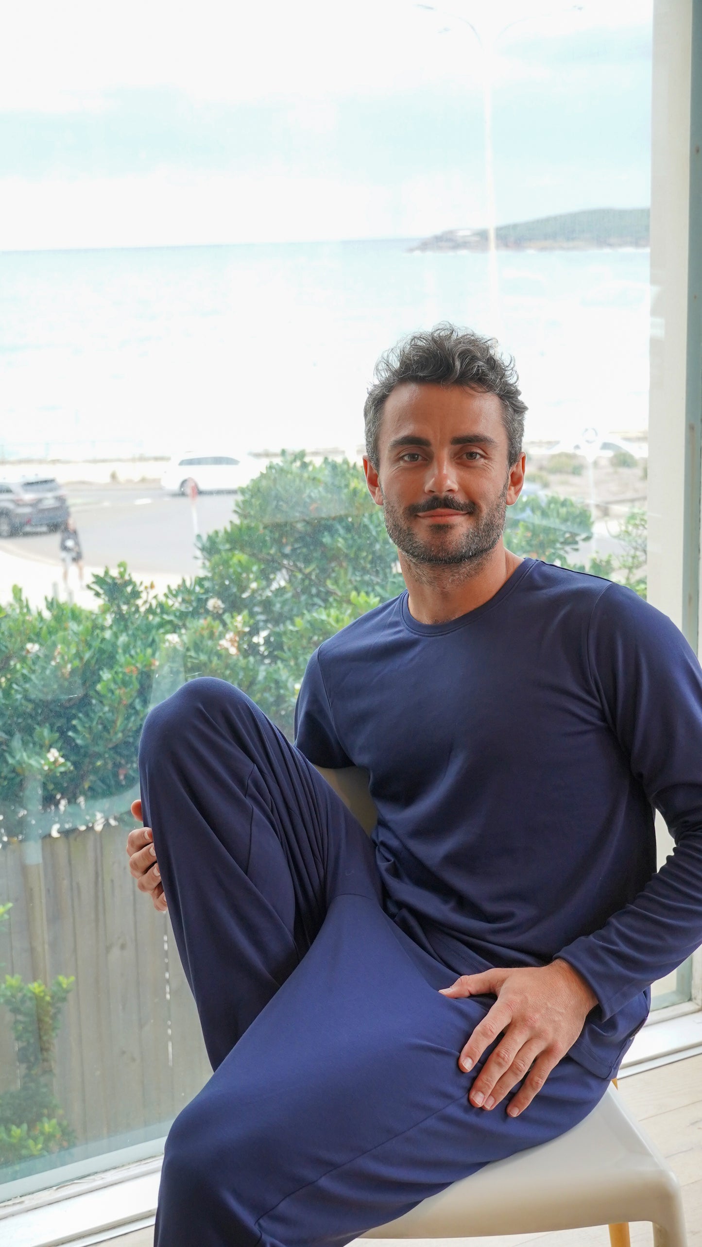 Premium Men's Sleepwear | 'Heavyweight' Set - Navy
