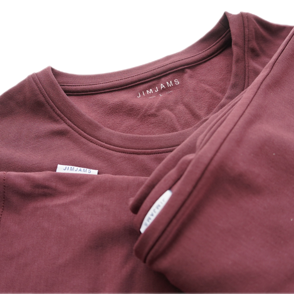 Premium Men's Sleepwear | 'Heavyweight' Set - Burgundy