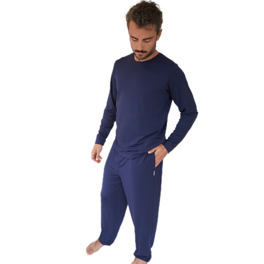 Men's Sleepwear 'Heavyweight' Pants - Navy Colour