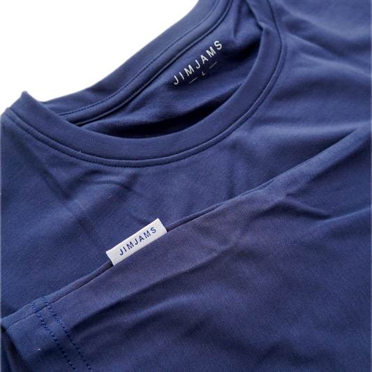 Premium Men's Pyjama Winter 'Heavyweight' Top - Navy Colour