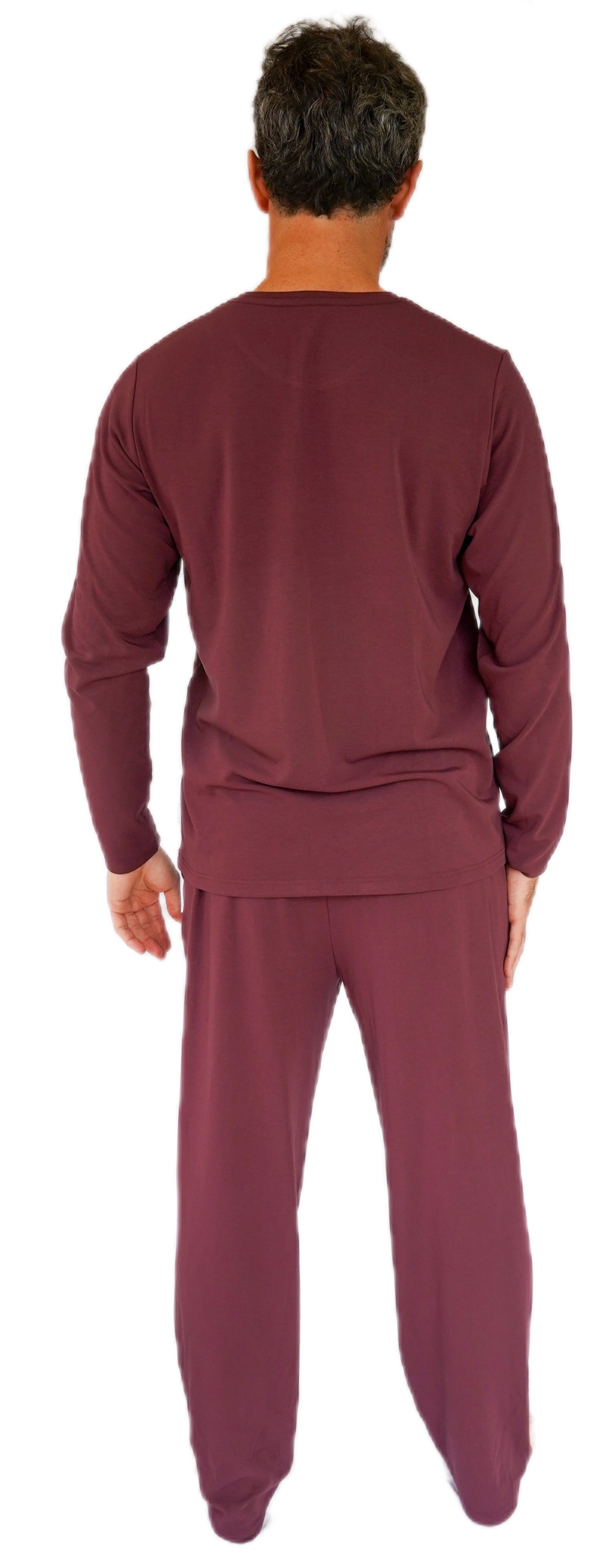 Premium Men's Pyjama 'Heavyweight' Trouser - Burgundy Colour